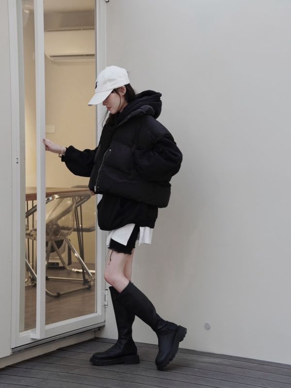 iNINE 可拆帽羽絨背心 