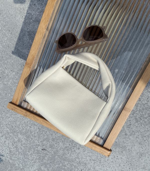 Inine 韓國訂製超軟小牛皮手拎包 