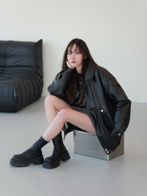 獨家限定 | 霧感超輕量厚底短靴 