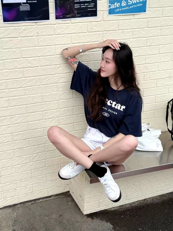 韓系簡約字T+包包套組 