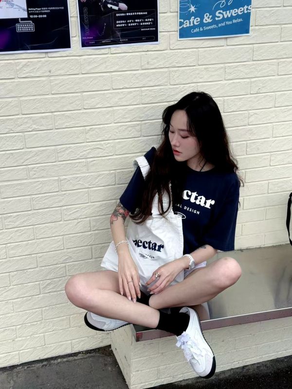 韓系簡約字T+包包套組 