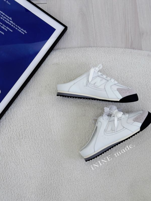 |獨家訂製Gentle Days | iNINE芭蕾半拖小白鞋 