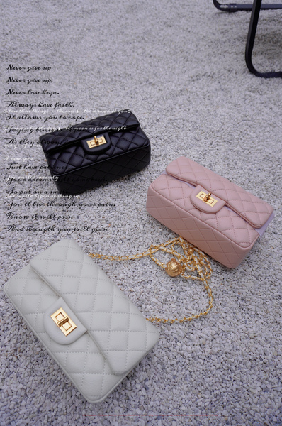 iNINE韓國訂製小金球菱紋信封包 