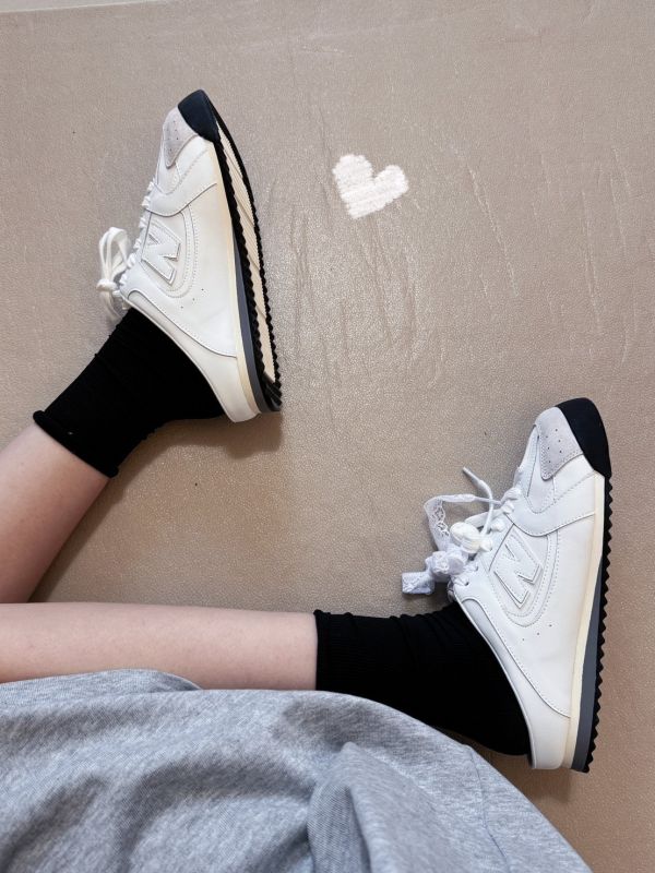 |獨家訂製Gentle Days | iNINE芭蕾半拖小白鞋 