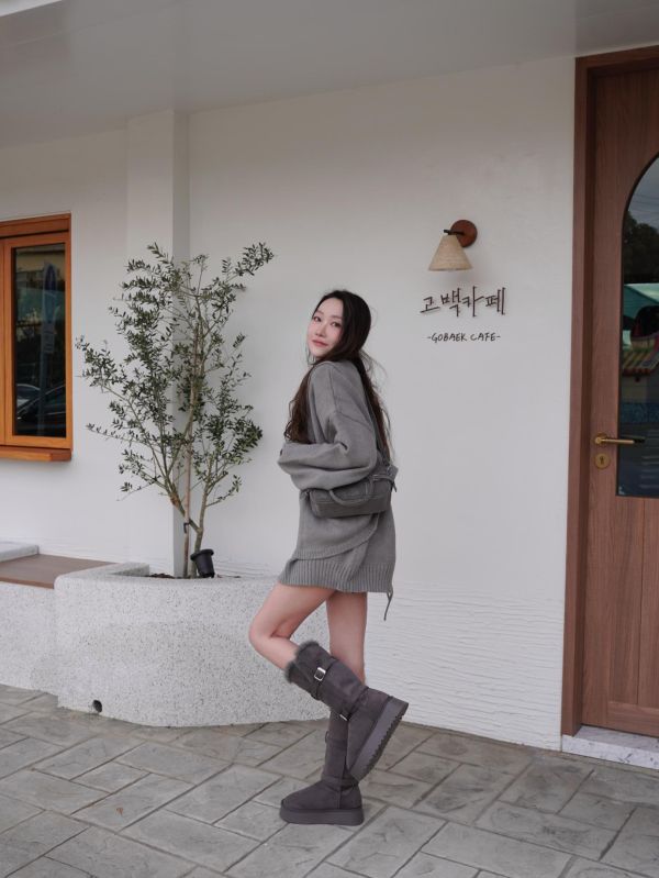 OneWear.｜韓系兩件式厚磅針織毛衣 