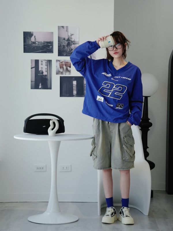 Boy’s style尼龍長短兩穿球衣 