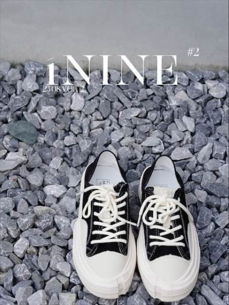 iNINE韓國拼接色軟底兩穿半拖鞋 