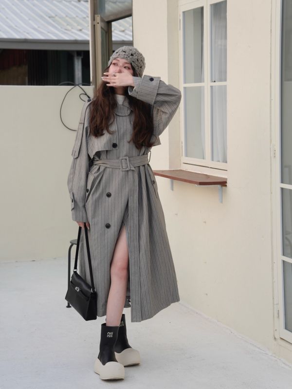 Overcoat.｜miu系學院風大衣 