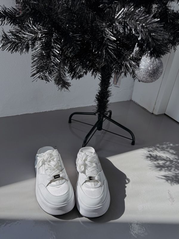 iNINE.｜White V5厚底小白鞋 