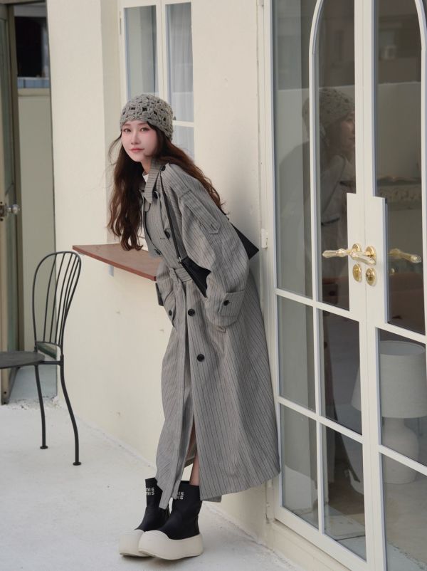 Overcoat.｜miu系學院風大衣 