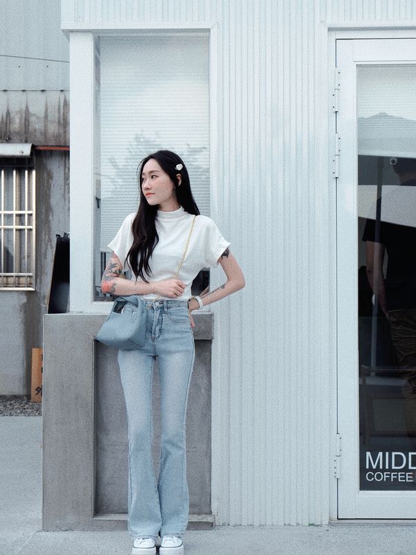 Inine 韓國訂製超軟小牛皮手拎包 