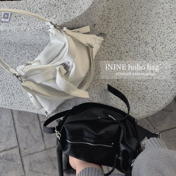 限時商品.｜荔枝紋大容量軟皮hobo包 