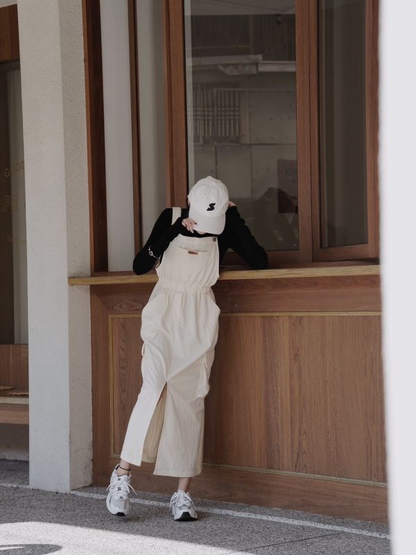 iNINE 韓氣滿滿開衩連身裙 