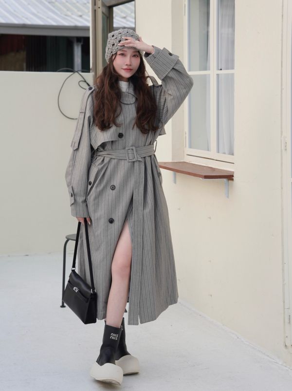 Overcoat.｜miu系學院風大衣 