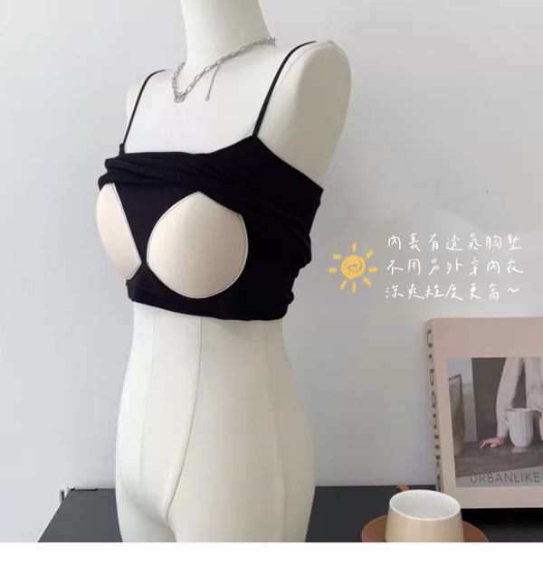 iNINE百搭王肌理紋bra top 