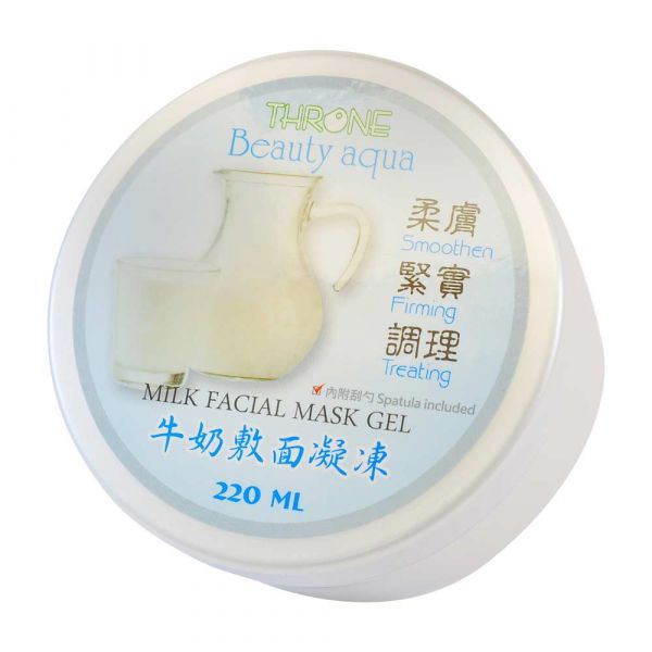 斯儂恩 敷面凝凍 敷面凍小黃瓜/蘆薈/蜂膠/牛奶 220ml 