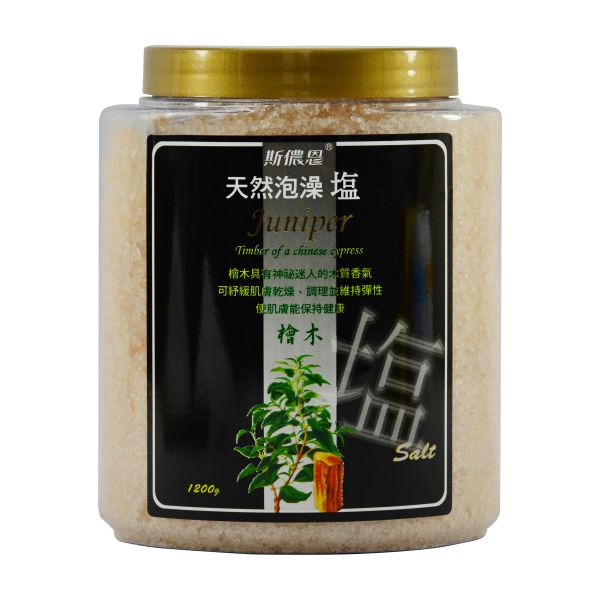 斯儂恩 天然泡澡鹽 1200g 檀香/檜木 