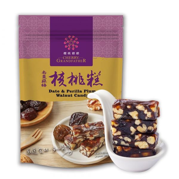 櫻桃爺爺南棗蘇梅核桃糕100g-全素 