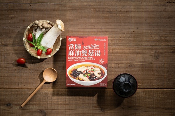 味榮當歸麻油雙菇湯530g-全素 