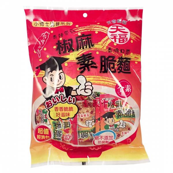 天福椒麻脆麵18g*12入-全素 