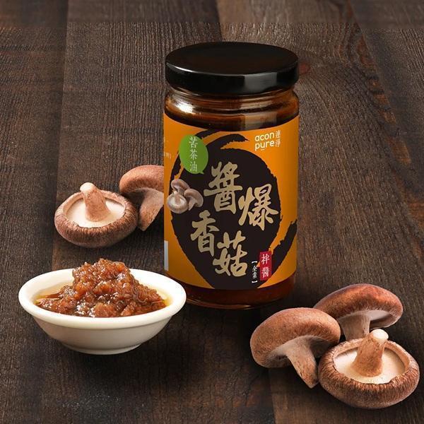 連淨苦茶油醬爆香菇拌醬210g-全素 