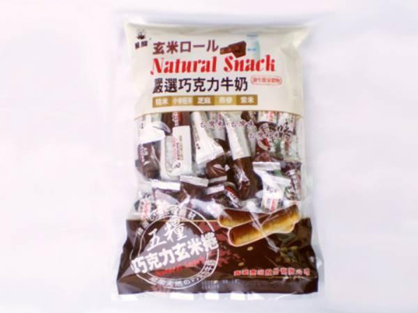 鑫豪五糧巧克力玄米捲420g-奶素 