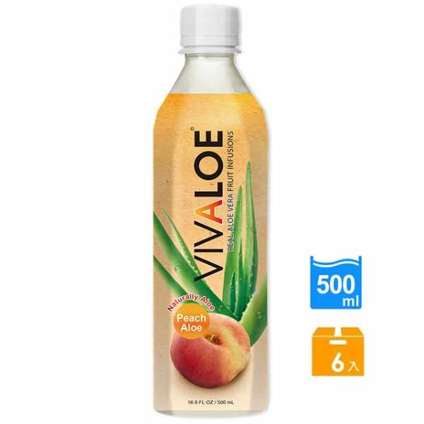 VIVALOE蘆薈果汁(蜜桃)500ml-全素 