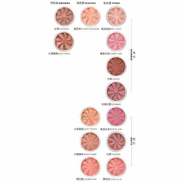 Lily Lolo礦物腮紅粉 櫻花粉 