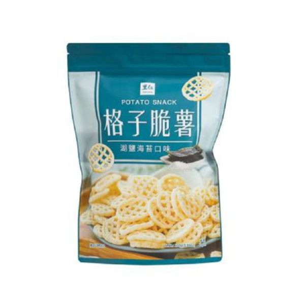 卡滋格子脆薯(湖鹽海苔)110g-全素 