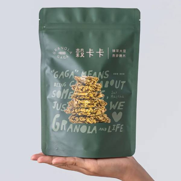 穀卡卡經典燕麥脆片(抹茶大豆)200g-全素 