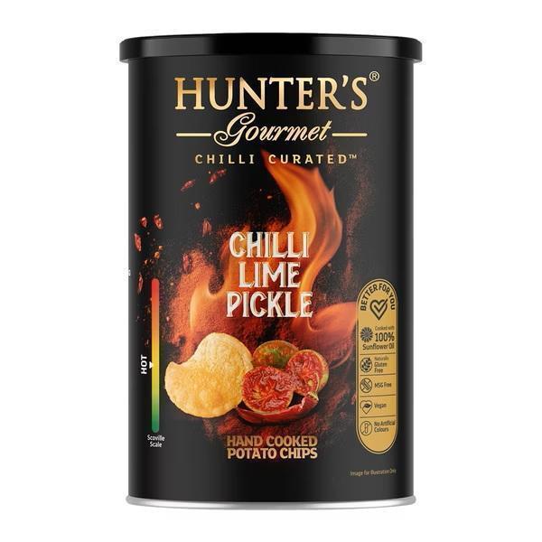 Hunter's Gourmet亨特手工洋芋片(辣椒萊姆醬味)150g-全素 