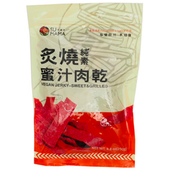 素媽媽炙燒蜜汁素肉乾250g-全素 