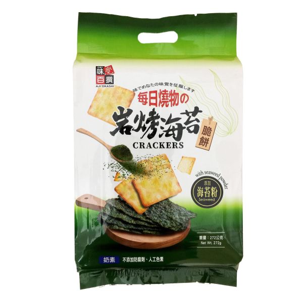 味覺百撰岩烤海苔脆餅255g-奶素 