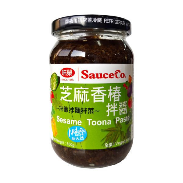 味榮芝麻香椿拌醬240g-全素 