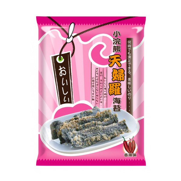 小浣熊天婦羅海苔辣味35g-全素 