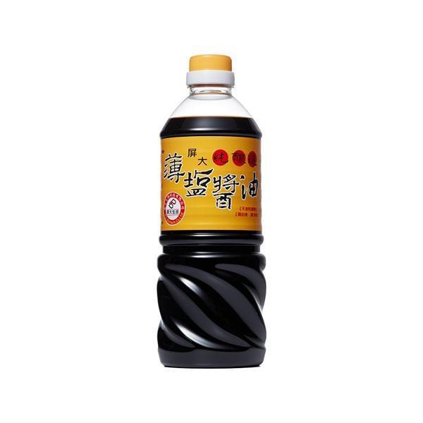 屏大薄鹽醬油840g(710ml)-全素 