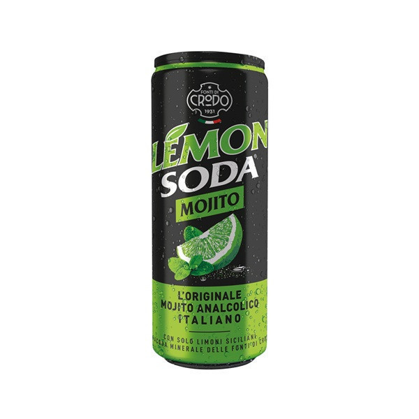 義大利Crodo莫希托風味氣泡飲330ml-全素 