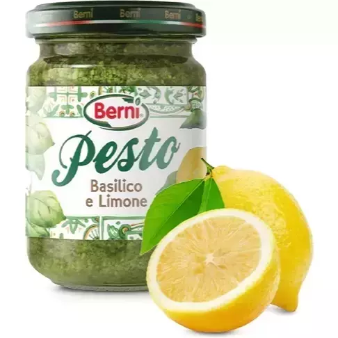 義大利Berni羅勒檸檬青醬135g-奶素 