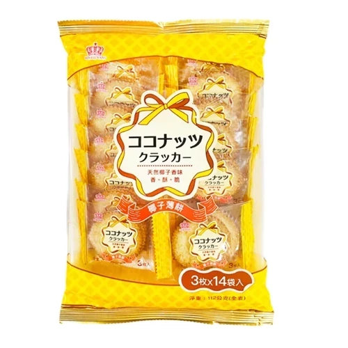 日日旺椰子薄餅112g-全素 