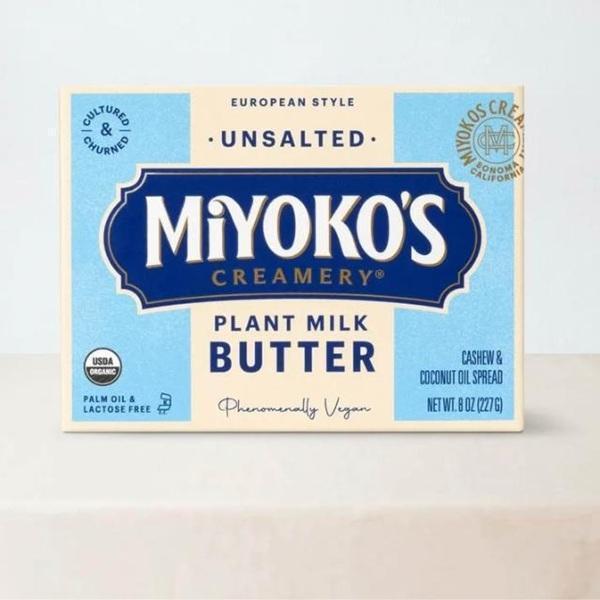 Miyoko's有機歐式發酵腰果脂肪塊(無鹽/227g)-全素 