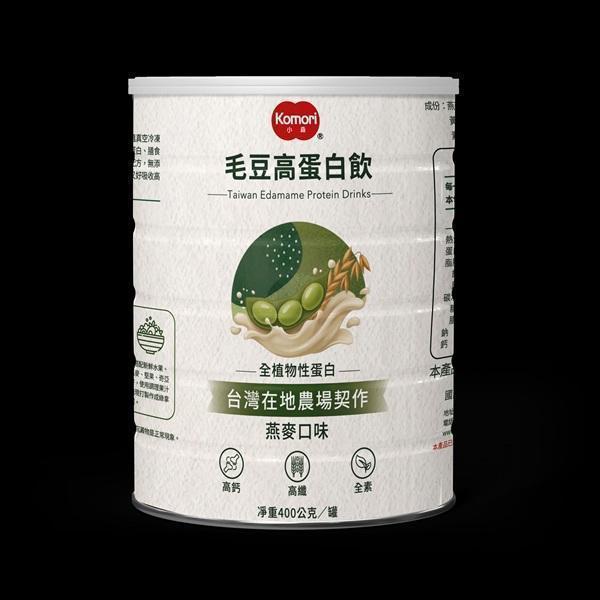 小森Komori毛豆高蛋白飲(燕麥口味)400g-全素 