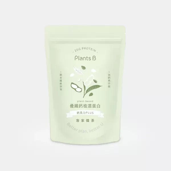 植選蛋白粉｜優纖鈣系列【客家擂茶】500 克 (全素)｜PlantsB彼蛋白 