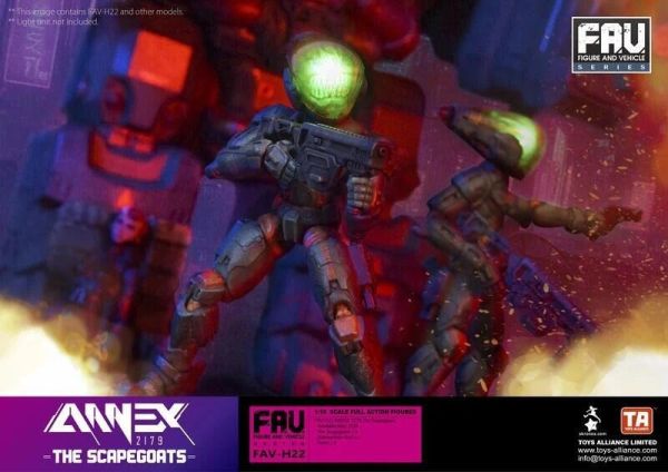 【史派克工廠】結單 預購5月 TOYS ALLIANCE 酸雨戰爭 ANNEX 2179 FAV-H22 替死鬼 1030 TOYS ALLIANCE 酸雨戰爭 ANNEX 2179 FAV-H22 替死鬼