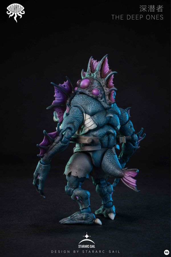 【史派克工廠】結單免運25年Q1 STARARC TOYS星弧玩具 理性歸零 克蘇魯 深潛者 可動完成品 紫色 橙色 0304 STARARC TOYS星弧玩具 理性歸零 克蘇魯 深潛者 可動完成品 紫色 橙色