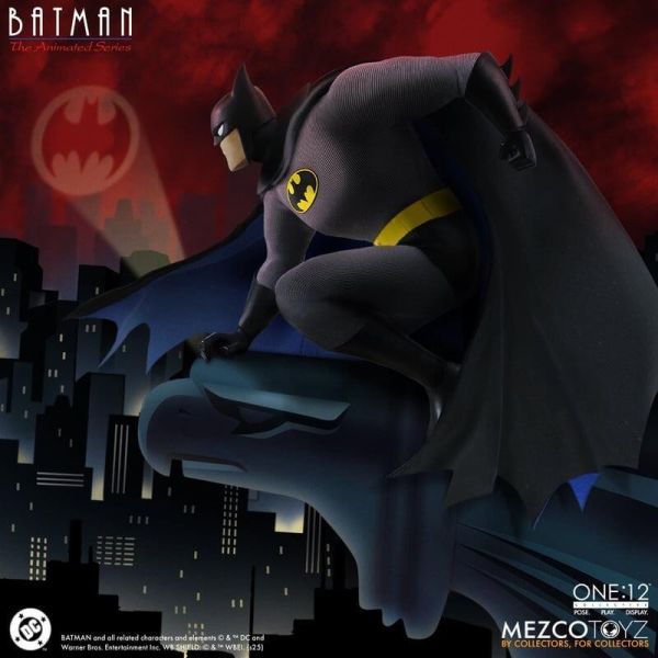 【史派克工廠】預購免運26年Q1 MEZCO One: 12 Collective 動畫系列 蝙蝠俠 可動人偶 0704 MEZCO One: 12 Collective 動畫系列 蝙蝠俠 可動人偶