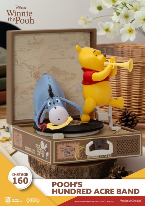 【史派克工廠】預購免運26年Q2 野獸國 夢-精選-160-唱片機系列-維尼的森林樂隊 1210 野獸國 夢-精選-160-唱片機系列-維尼的森林樂隊