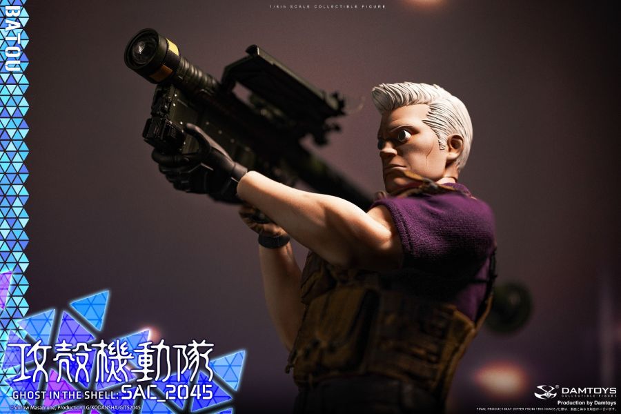 【史派克工廠】結單免運25年Q3 DAMTOYS 1/6 攻殼機動隊 SAC 2045 巴特 可動 DMS04 0115 DAMTOYS 1/6 攻殼機動隊 SAC 2045 巴特 可動 DMS04