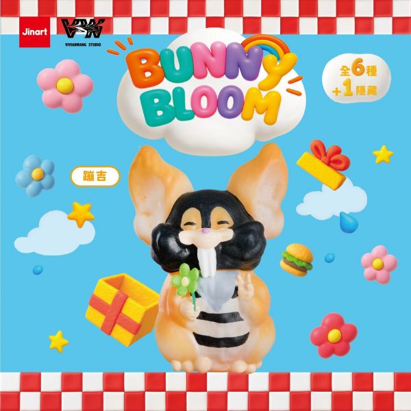 【史派克工廠】預購免運25年10月 JINART VIVIANWANG-Bunny Bloom公仔(全6款) 0829 JINART VIVIANWANG-Bunny Bloom公仔(全6款)