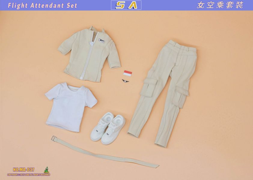 【史派克工廠】預購免運25年Q3 CUKE TOYS 1/6 SA女空服飾套裝 MA-037 0606 CUKE TOYS 1/6 SA女空服飾套裝 MA-037