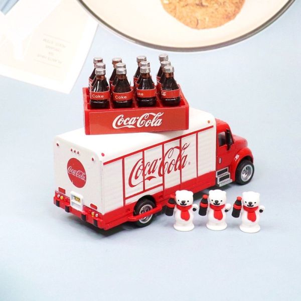 【史派克工廠】結單免運24年10月 可口可樂 1:64 合金 北極熊貨櫃車 0927 可口可樂 1:64 合金 北極熊貨櫃車